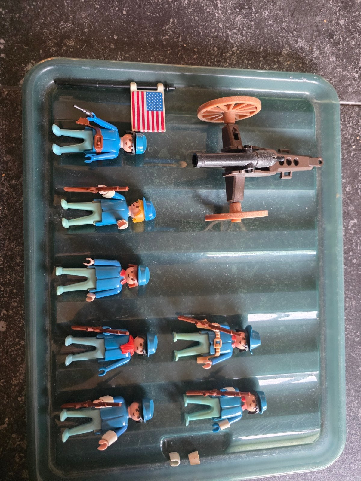 Playmobil Noorderlingen Vintage Set met Kanon en Vlag, Ophalen of Verzenden, Gebruikt
