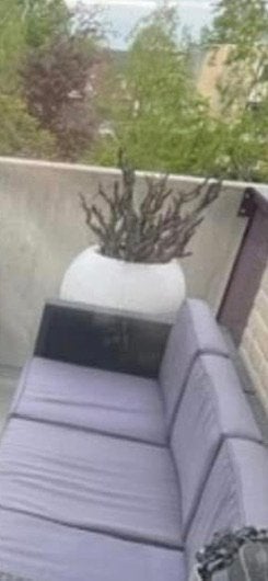 Elho grote witte ronde bloembak, Tuin en Terras, Ophalen of Verzenden, Gebruikt, Rond, Kunststof