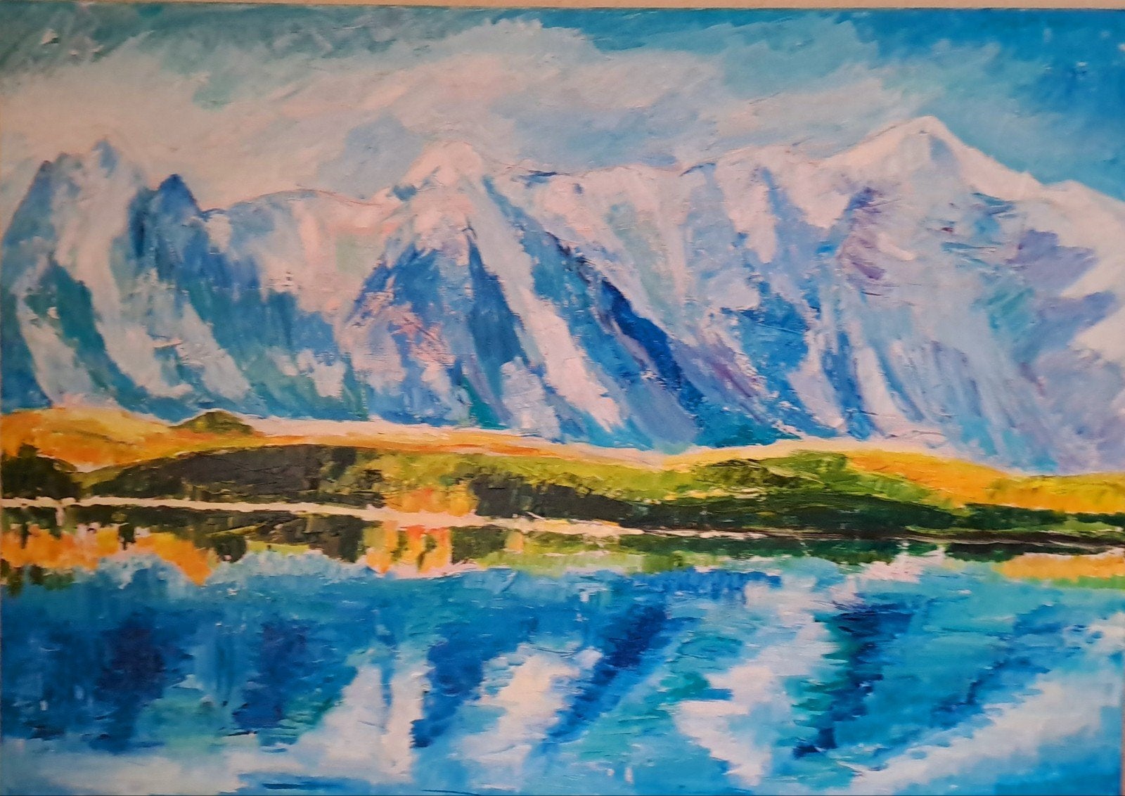 Patagonie afm. 60x80cm, Ophalen of Verzenden