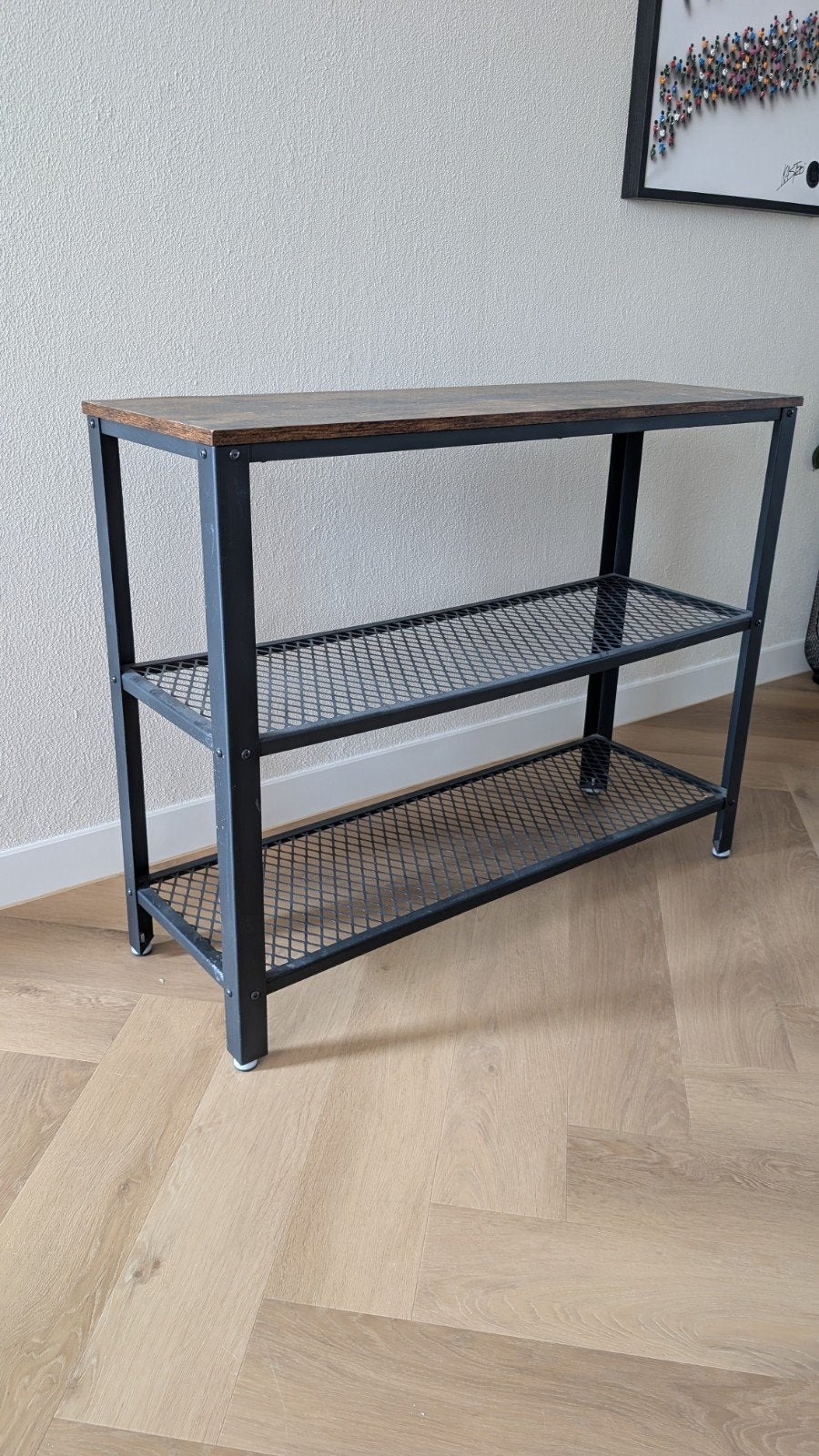 Industrieel meubel/dressoir, Met plank(en), 100 tot 150 cm, Zo goed als nieuw, Industrieel