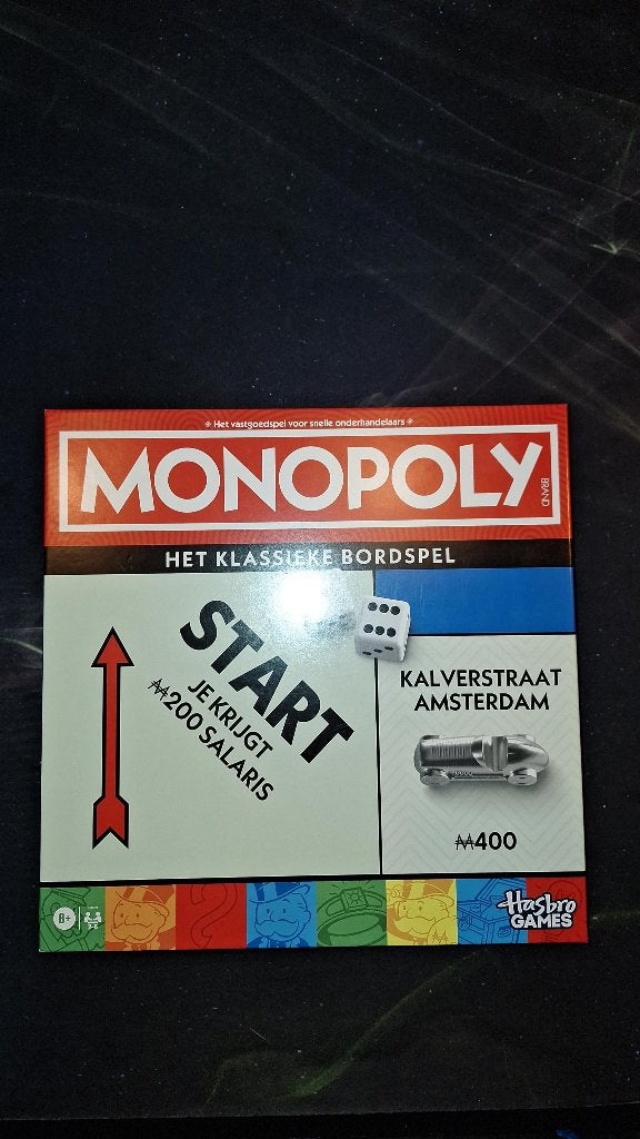 Te koop: Monopoly Classic versie 2025 Hasbro., Hobby en Vrije tijd, Gezelschapsspellen | Bordspellen, Vijf spelers of meer, Ophalen