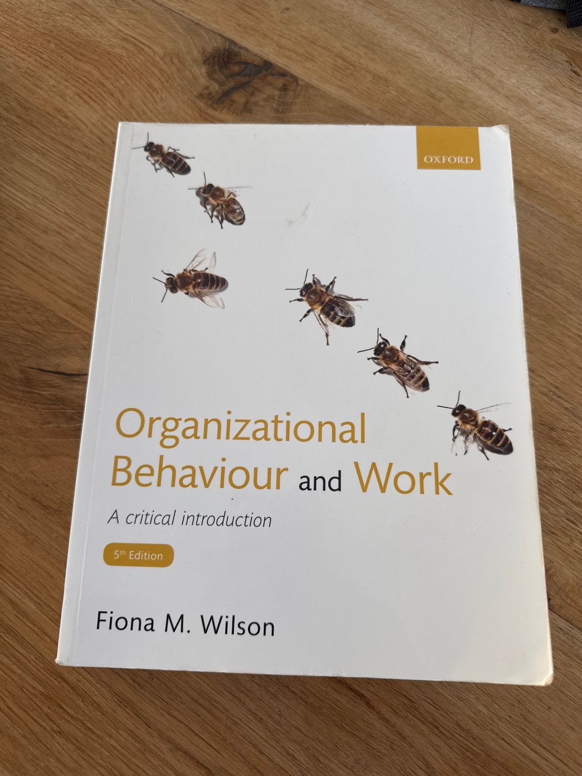 Organizational Behaviour and Work, Fiona M. Wilson, Ophalen of Verzenden, Gamma, Zo goed als nieuw, HBO