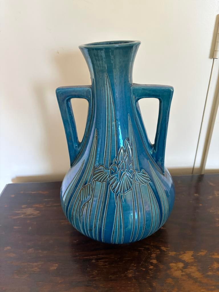 Roseville Pottery Iris Vaas 1946 - Prachtige Staat, Ophalen