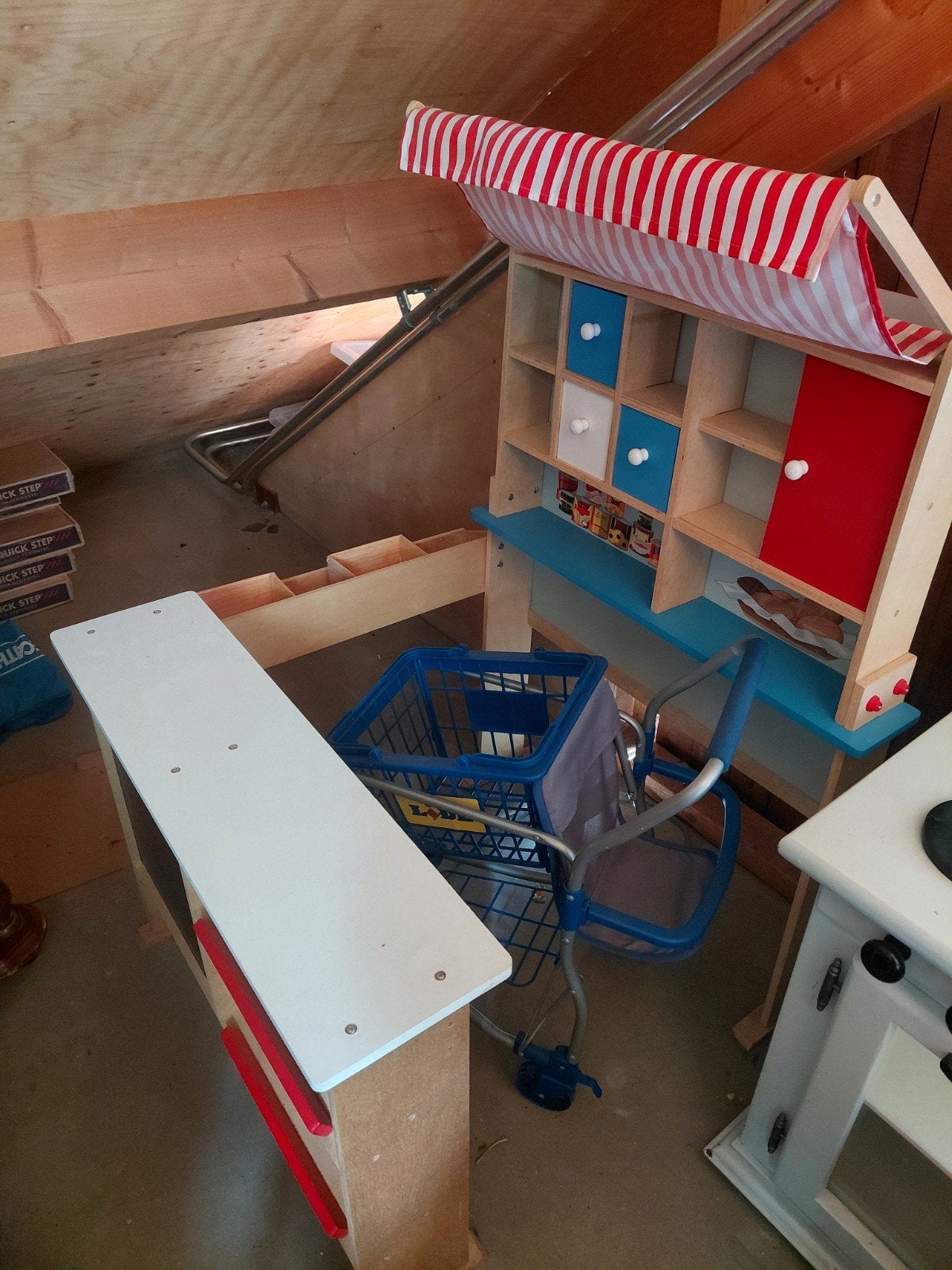 Speelgoed winkeltje met Lidl winkelwagen, Kinderen en Baby's, Speelgoed | Overig, Ophalen of Verzenden, Gebruikt, Jongen of Meisje