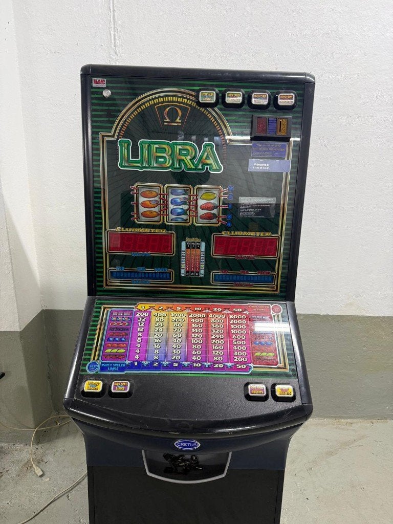 Libra & Gemini Gokkast, Verzamelen, Automaten | Gokkasten en Fruitautomaten, Euro, Ophalen, Gebruikt, Met sleutels