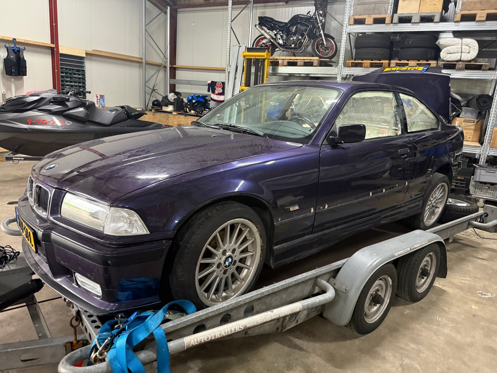 Bmw E36 318 is motor compleet., Auto-onderdelen, Gebruikt, Ophalen of Verzenden, Achter, BMW