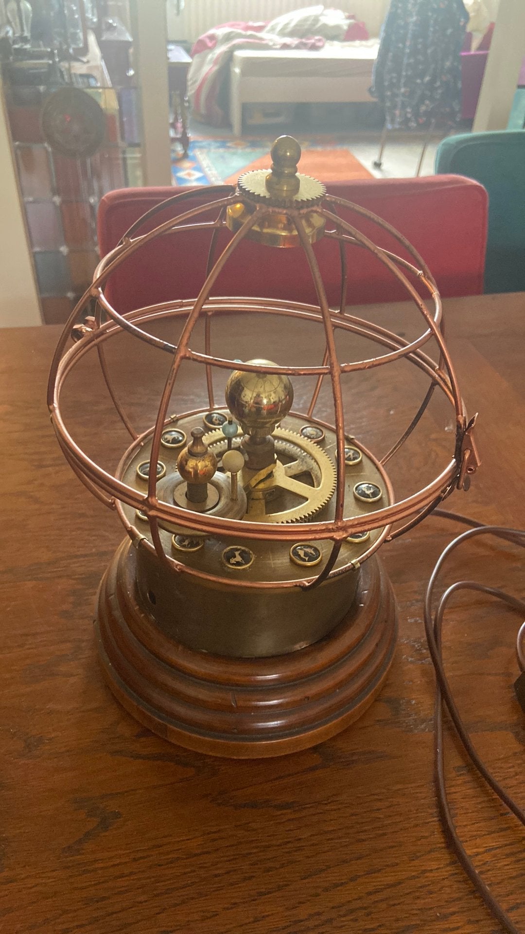 Planetarium met zon hoog  30 cm, Ophalen of Verzenden, Zo goed als nieuw