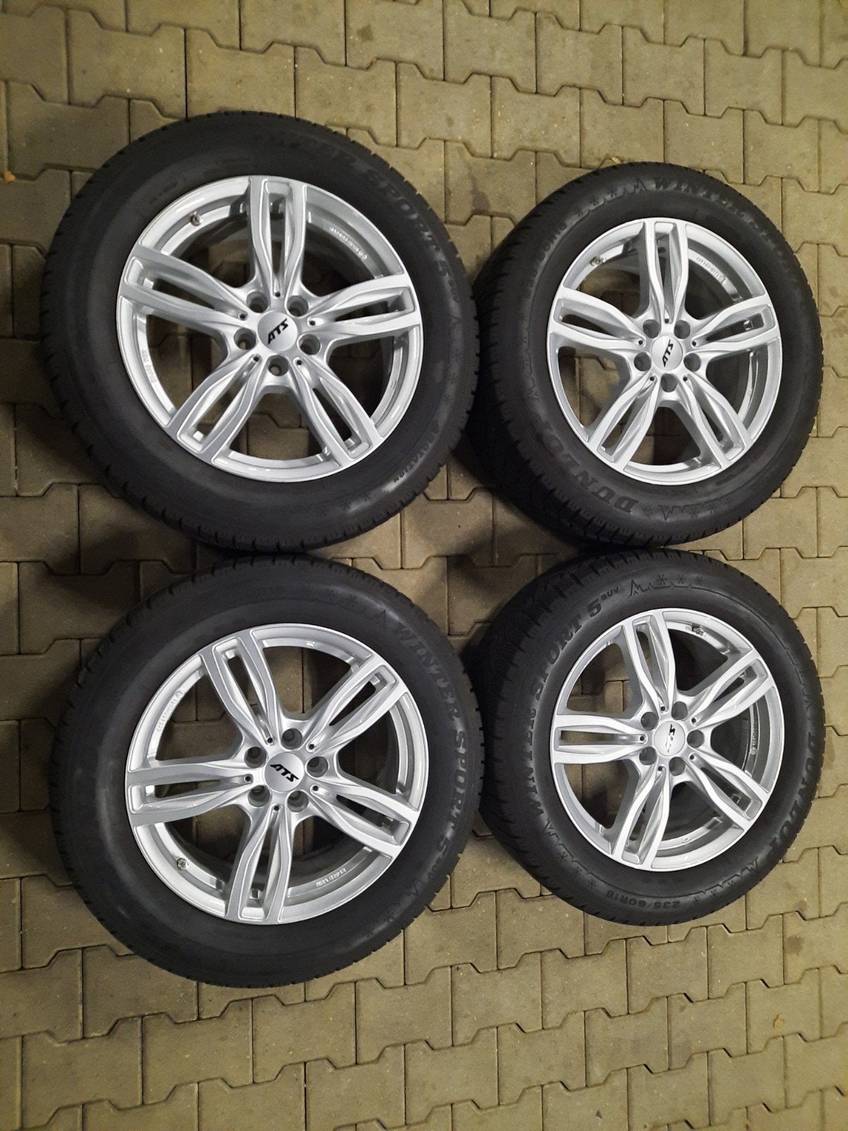 18 inch velgen 5×108 VOLVO XC60 XC40 FORD KUGA WINTERSETJE, Auto-onderdelen, Banden en Velgen, 18 inch, Gebruikt, Banden en Velgen