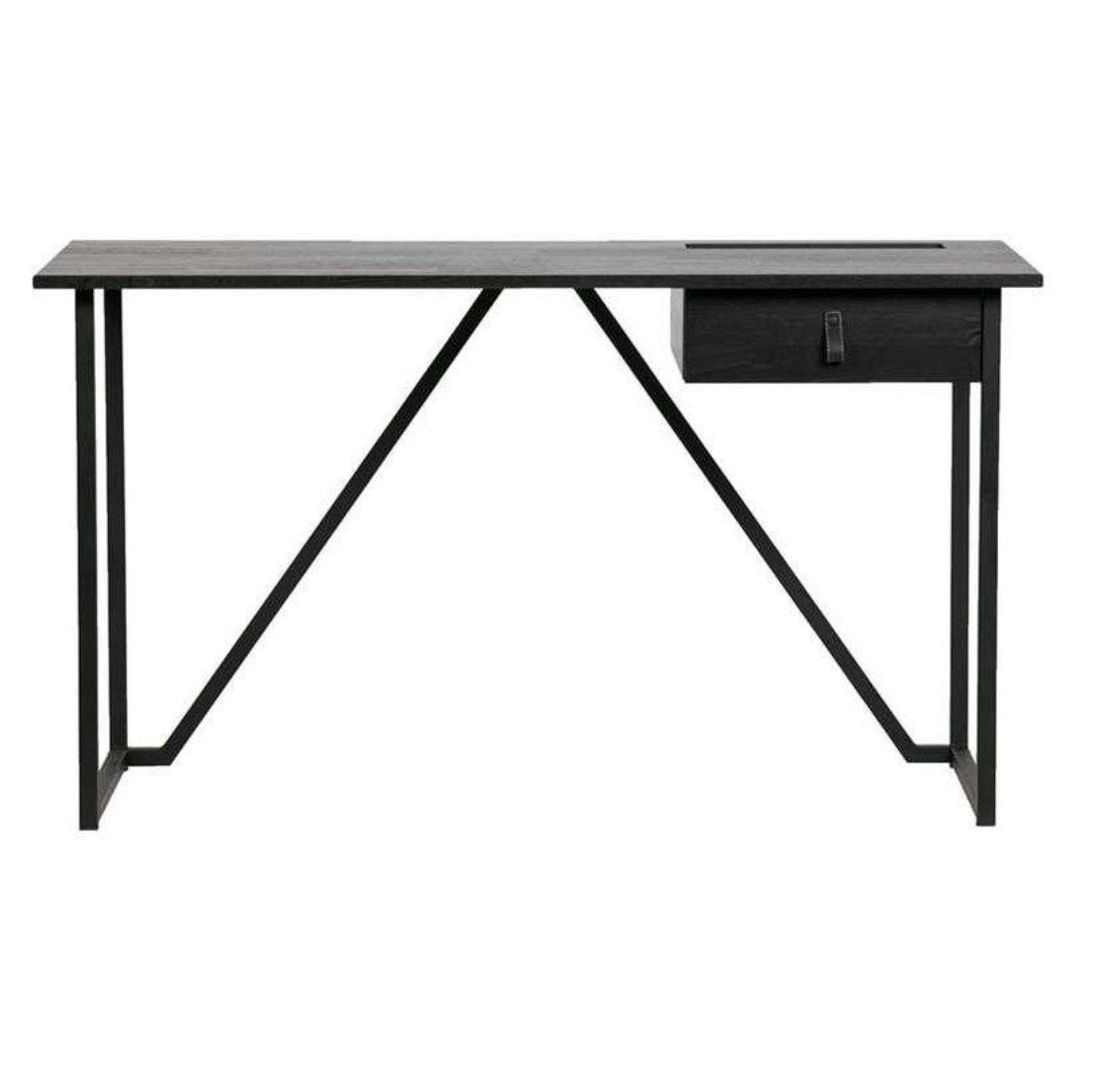 Bureau Woood Zwart, Ophalen, Zo goed als nieuw