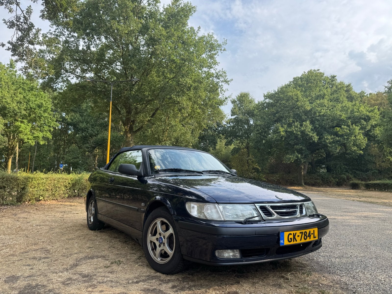 Saab 9-3 Cabrio 2.0 S Midnight Blue, Voorwielaandrijving, Beige, 4 cilinders, Cabriolet
