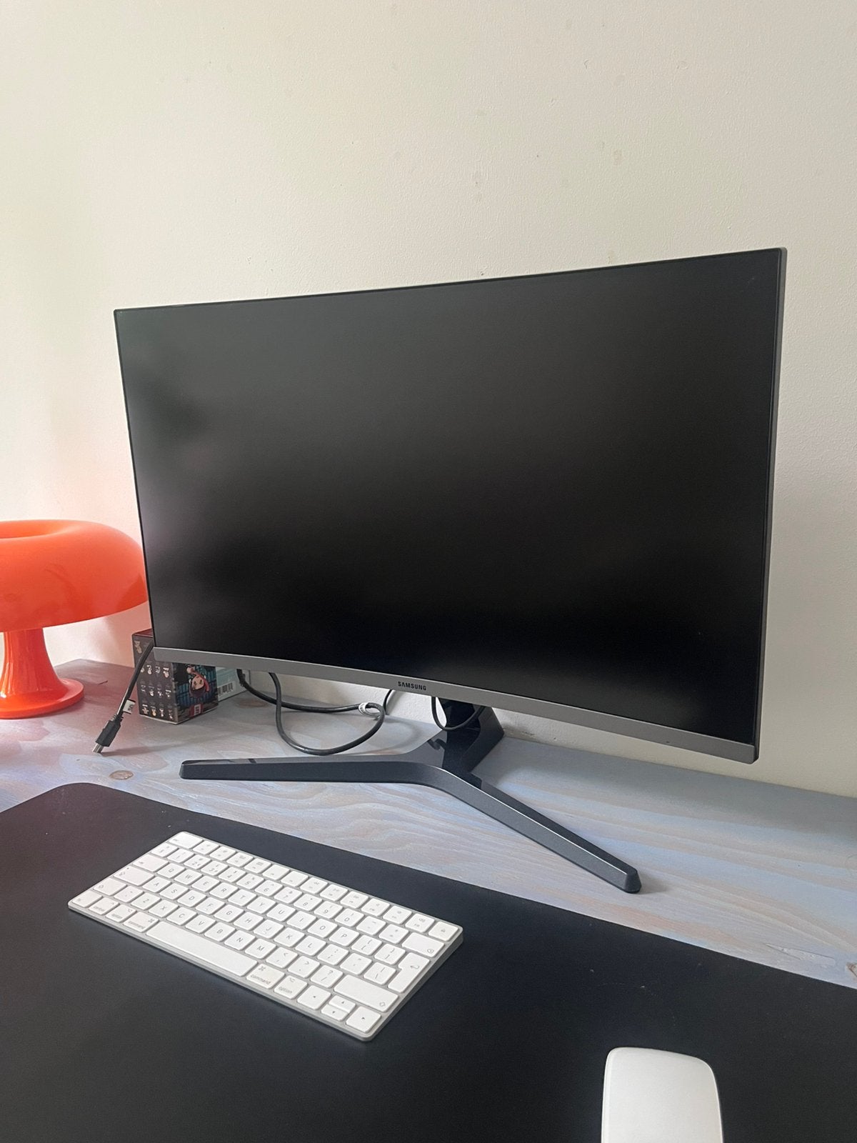 Samsung Curved Monitor 27inch CR50, Ophalen, Curved, 60 Hz of minder, Ultra HD (4K)