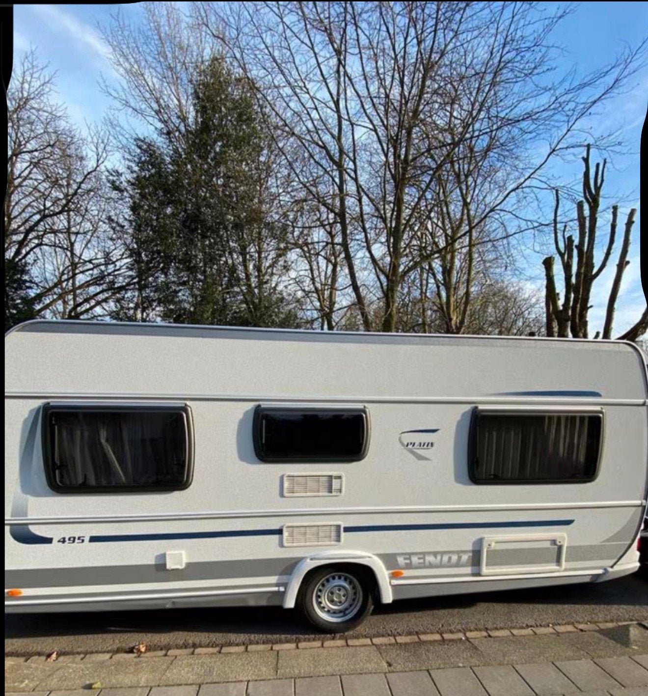 Caravan Fendt Platin 495, Caravans en Kamperen, Rondzit, Airco, Particulier, Fendt