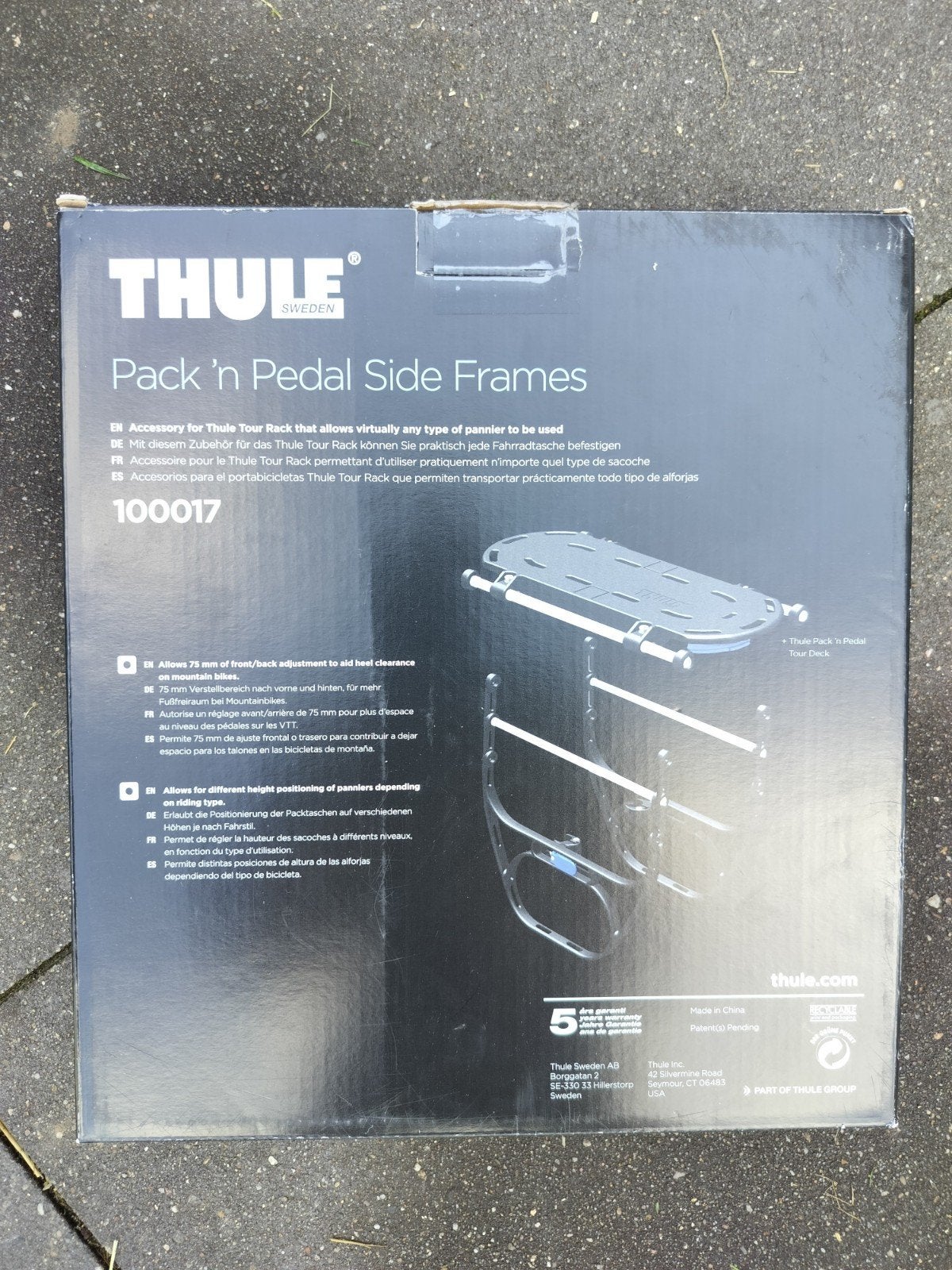 thule pack 'n padel side frames, Ophalen of Verzenden, Nieuw