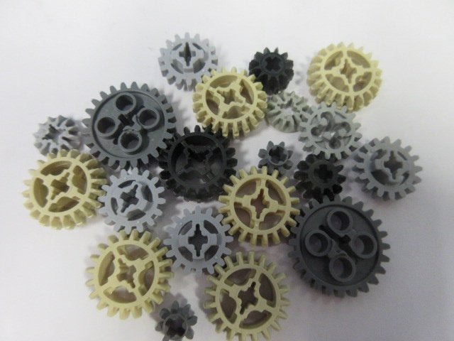 nr. 0375, Diverse tandwielen, technic gear., Ophalen of Verzenden, Zo goed als nieuw, Lego