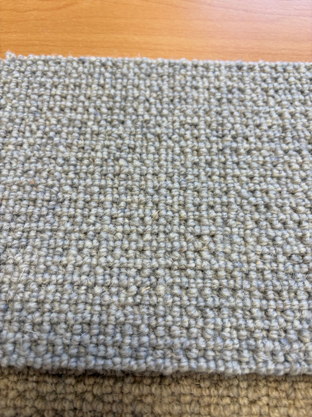 Wollen coupon - Natuurlijk materiaal, Matsu, Nieuw, 200 cm of meer, Grijs