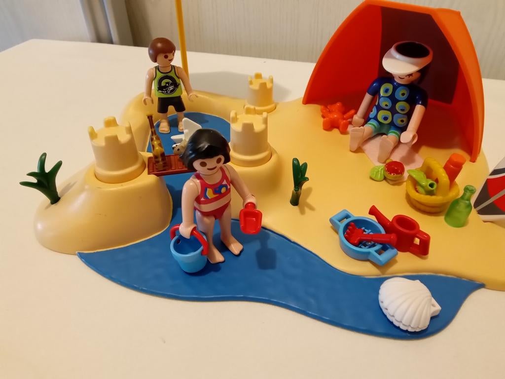 Playmobil spelen op het strand, Kinderen en Baby's, Speelgoed | Playmobil, Gebruikt, Complete set, Ophalen of Verzenden