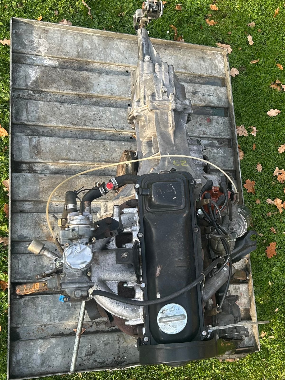 Motorblok vw Passat b1 audi 80 type1, Ophalen of Verzenden, Audi