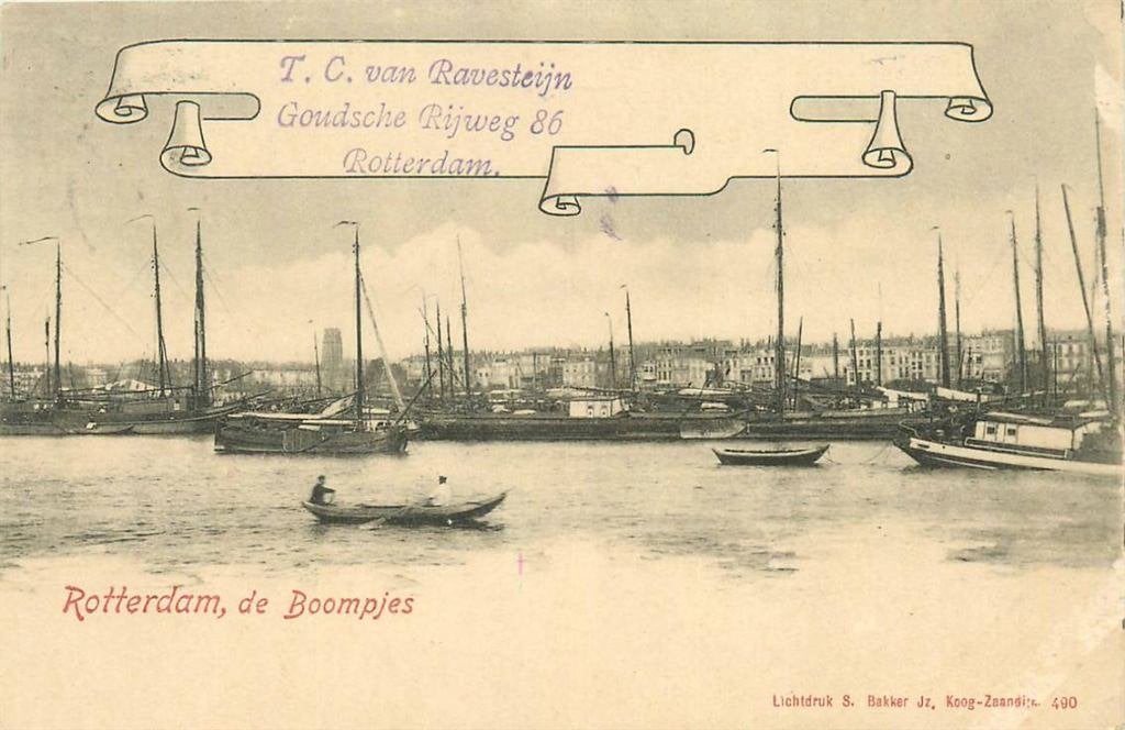 388-236-013 Rotterdam de Boompjes, Verzenden, Voor 1920, Zuid-Holland