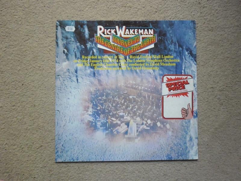 Rick Wakeman - Journey to the centre of the Earth, Ophalen of Verzenden, Zo goed als nieuw, Overige formaten