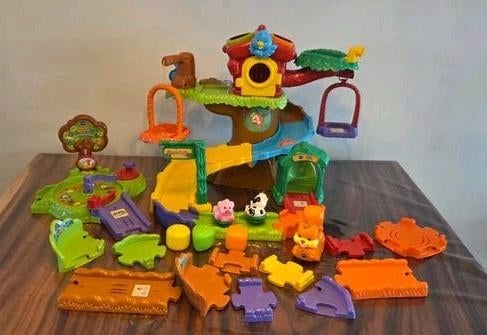 VTech Zoef Zoef Dieren – Boomhuis + extra baan en dieren, Kinderen en Baby's, Speelgoed | Vtech, Gebruikt, 2 tot 4 jaar, Ophalen