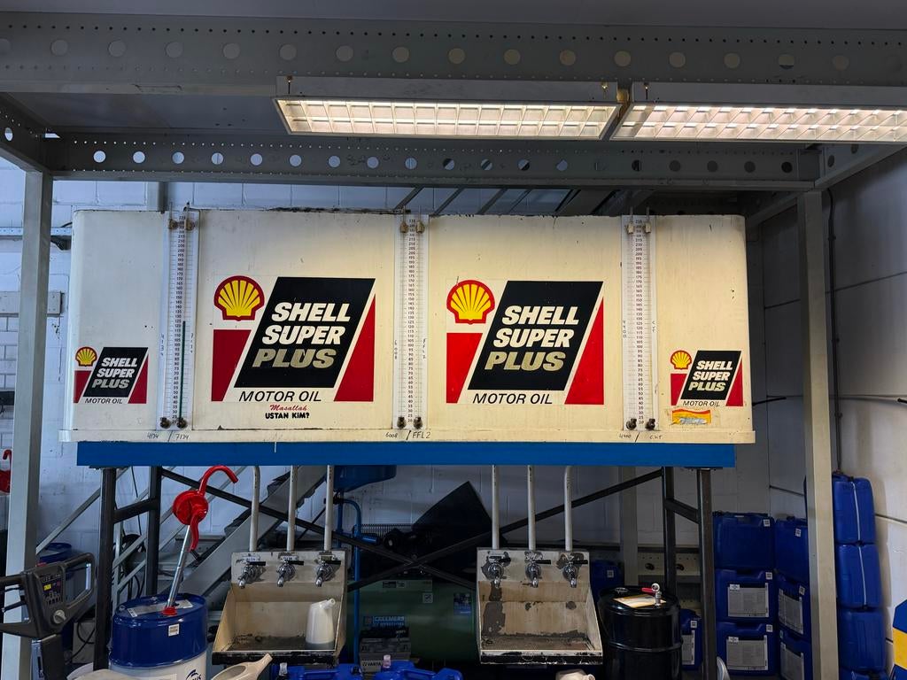 Shell Super Plus Motorolie Dispenser Systeem, Ophalen, Gebruikt, Universele onderdelen