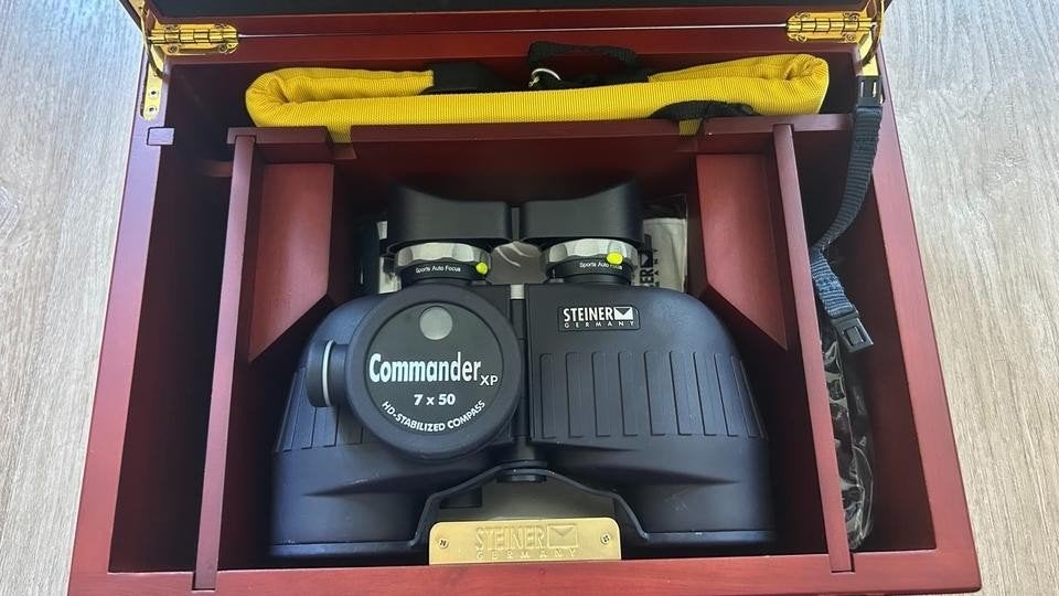 Steiner Commander XP 7x50 HD - Marine verrekijker met kompas, Ophalen of Verzenden
