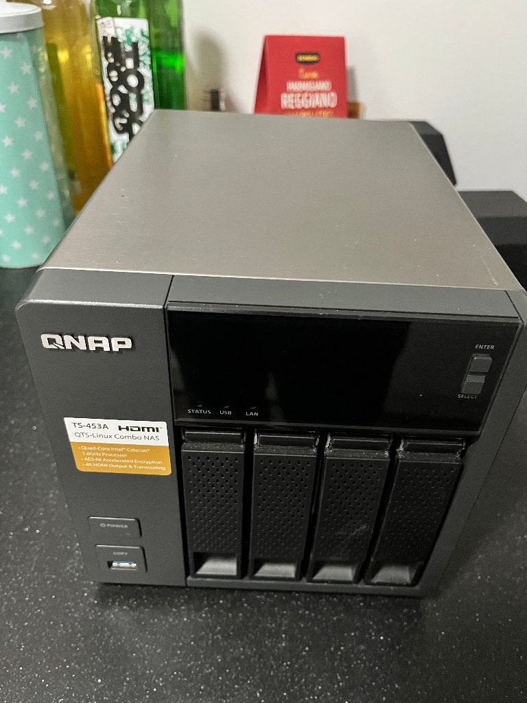 QNAP TS-453A 4-bay NAS – 16GB RAM – inclusief 4x 4TB, Ophalen of Verzenden, Gebruikt