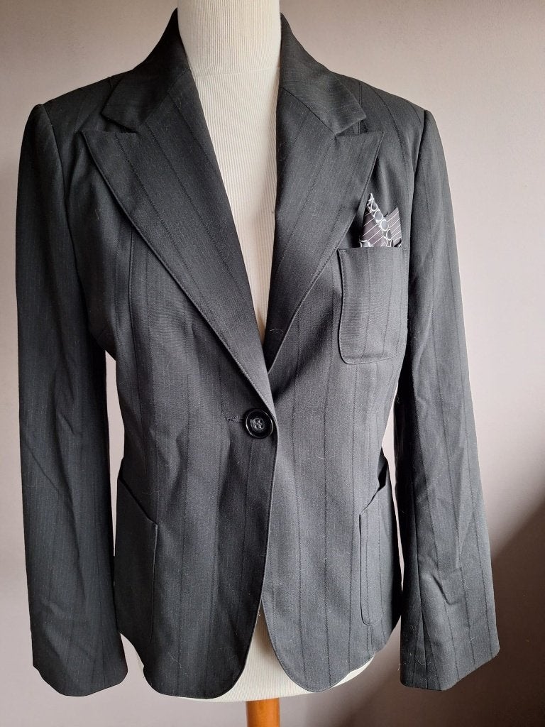 Nieuwe zwart net jasje/blazer van Watcher, maat M/40, Maat 38/40 (M), Zwart, Nieuw, Ophalen of Verzenden