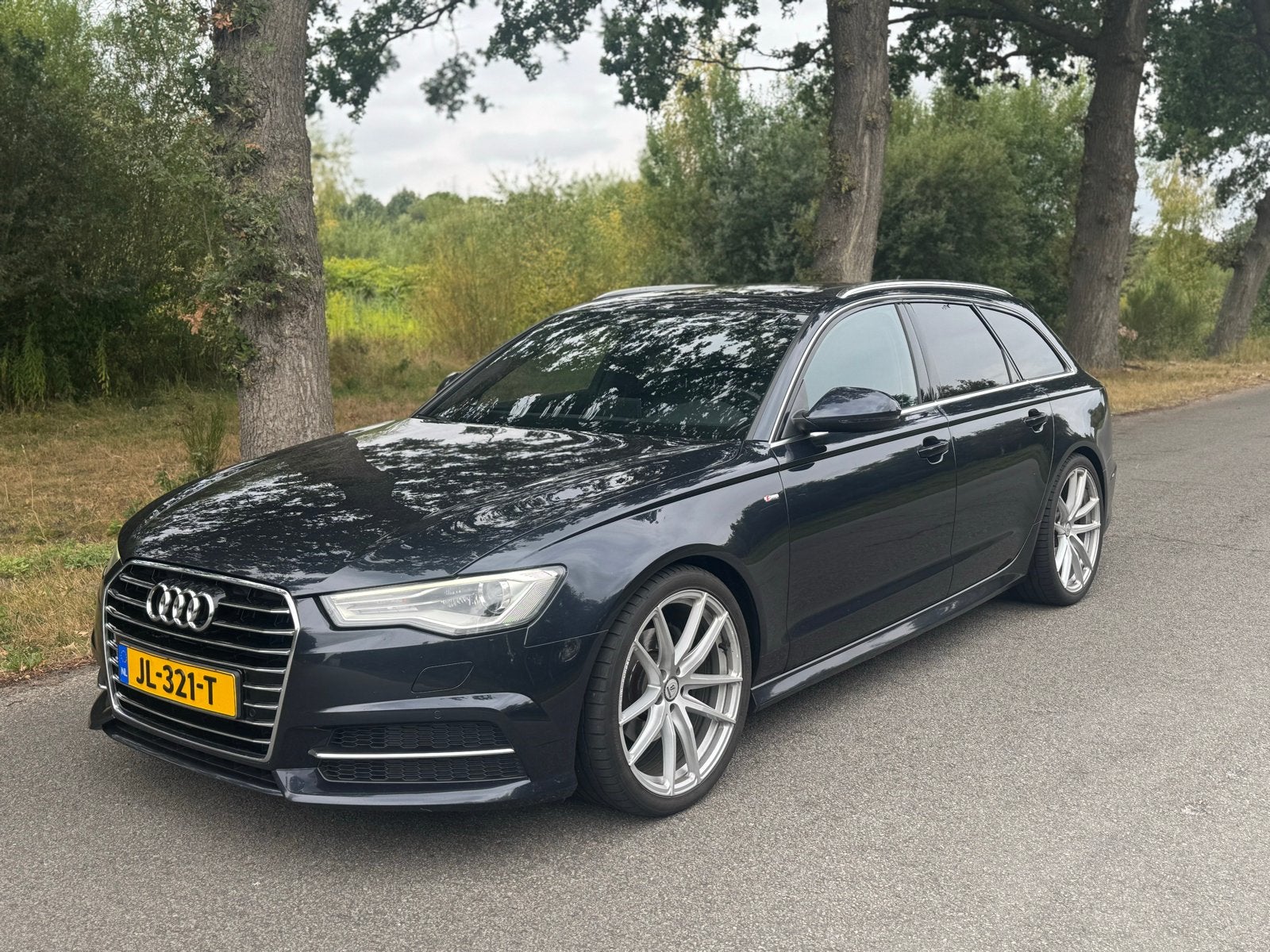 Audi A6 1.8 TFSI Ultra S-LINE FACELIFT - Volle uitvoering!, Euro 5, 1610 kg, Zwart, Blauw