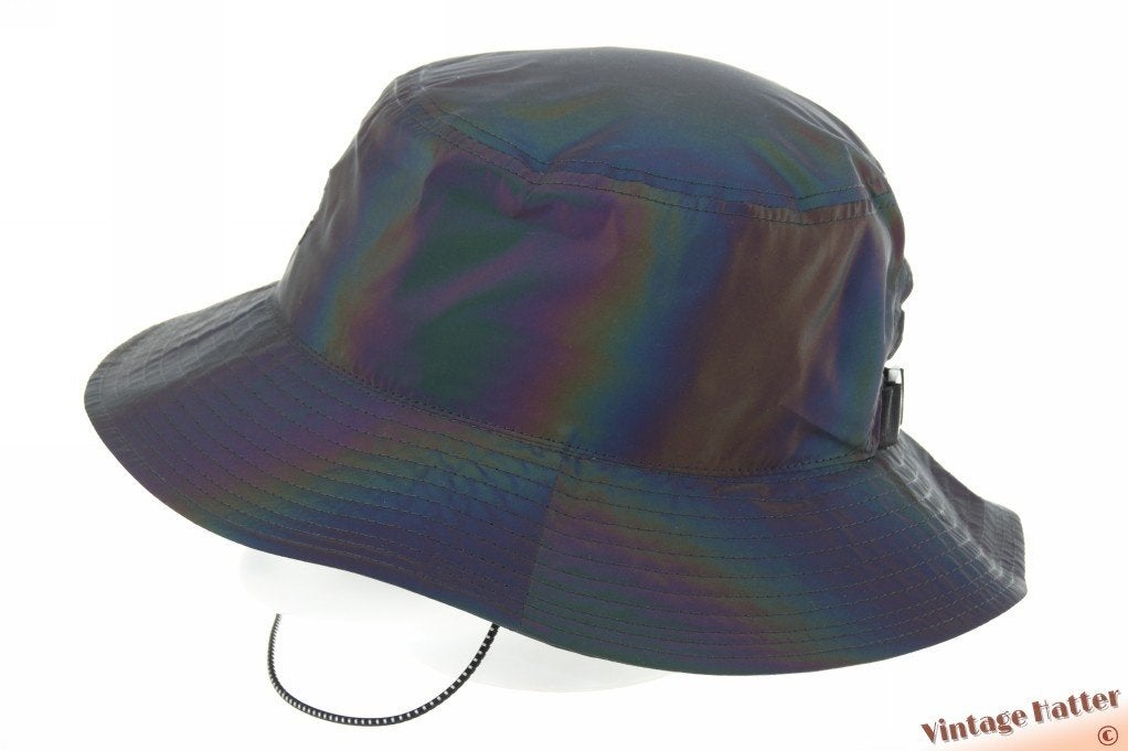 Kangol Iridescent Jungle Hat grijs olie meerkleurig XL 61-62, 60 cm (XL, 7½ inch) of meer, Hoed, Nieuw, Ophalen of Verzenden