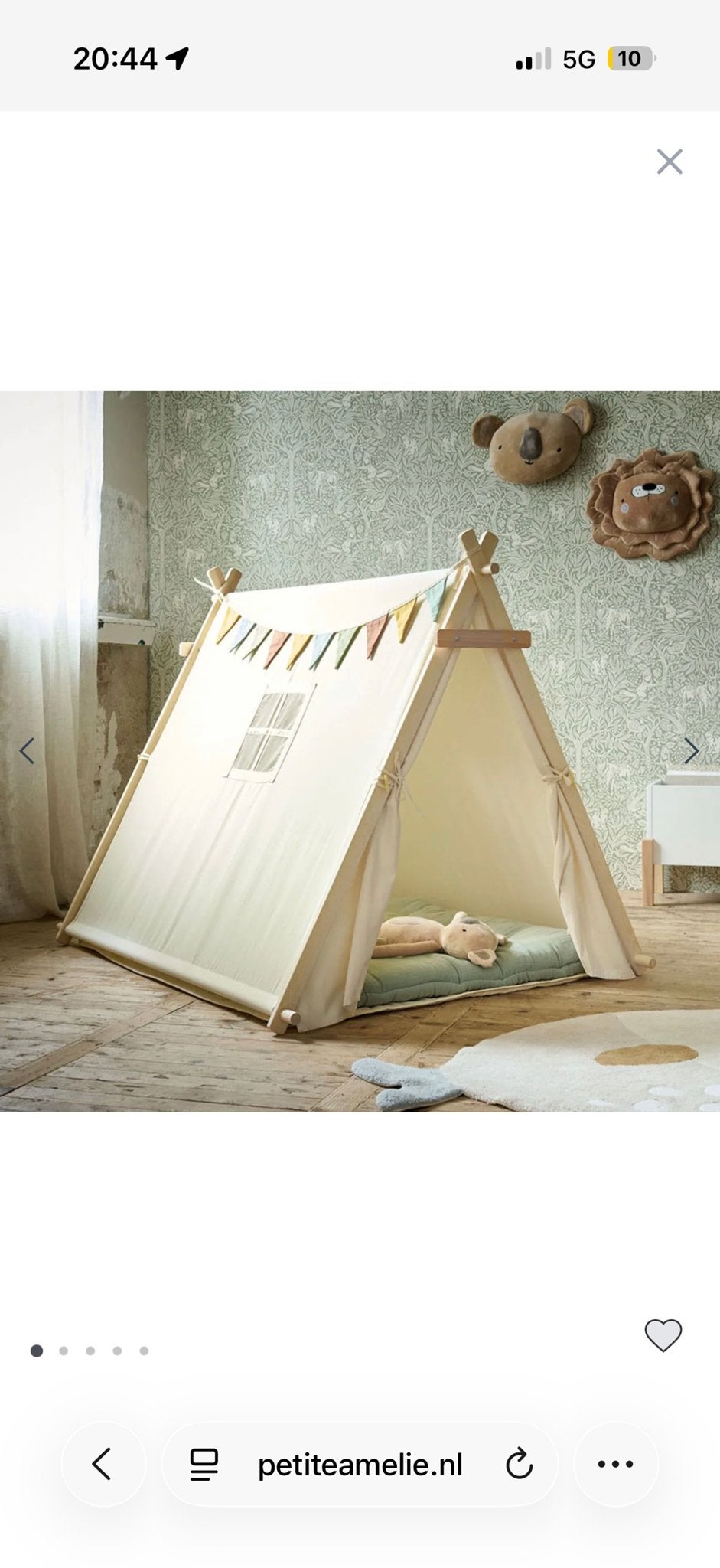 Petite Amélie speeltent - Zo goed als nieuw, Kinderen en Baby's, Ophalen of Verzenden, Zo goed als nieuw
