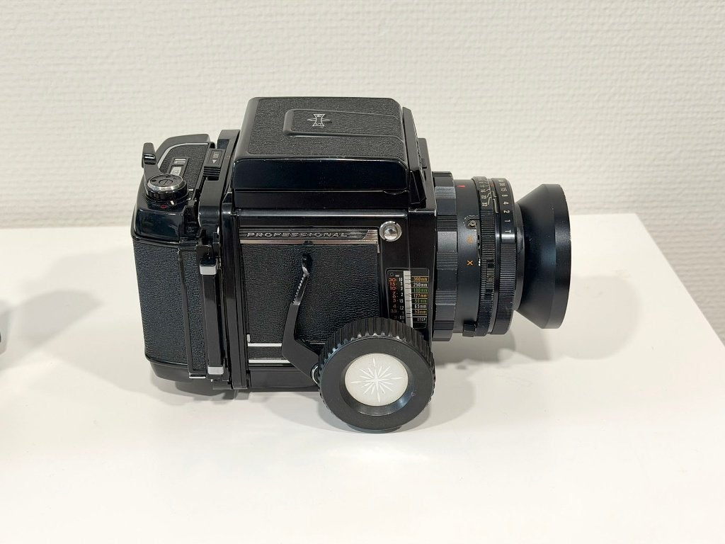 Mamiya RB67 + 90mm/f3.5 lens, Ophalen of Verzenden, Zo goed als nieuw, Spiegelreflex, Overige Merken