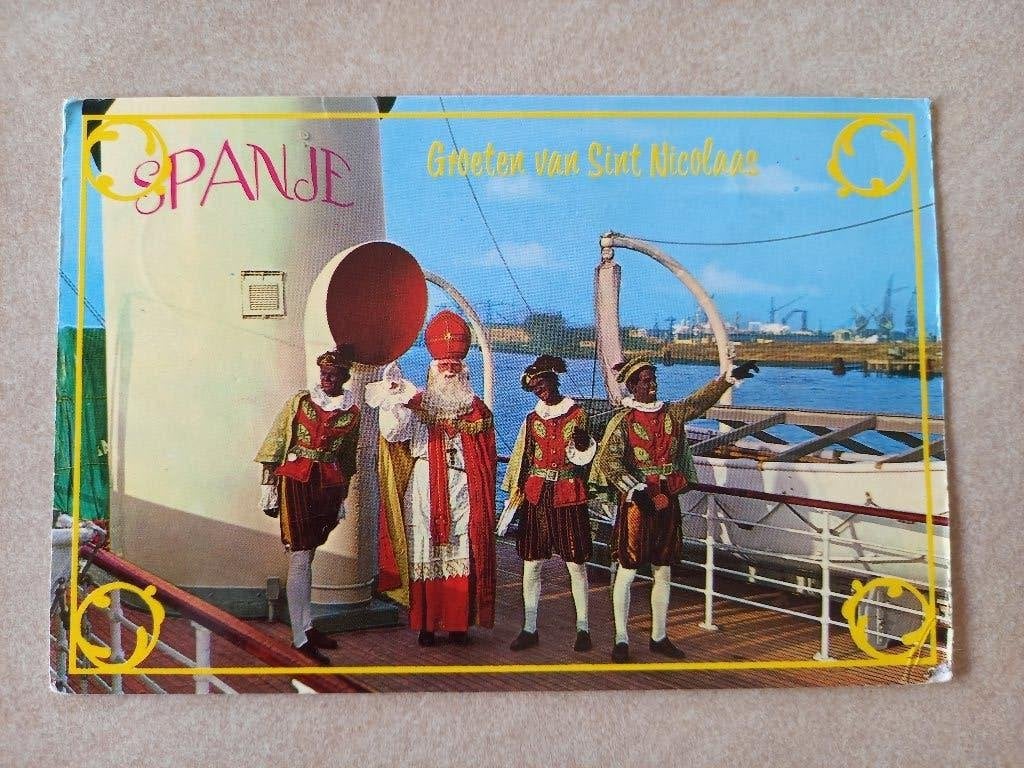 Sinterklaas - Sint Nicolaas ansichtkaart 05, Verzamelen, Ansichtkaarten | Themakaarten, Verzenden, 1960 tot 1980, Gelopen, Feest(dag)