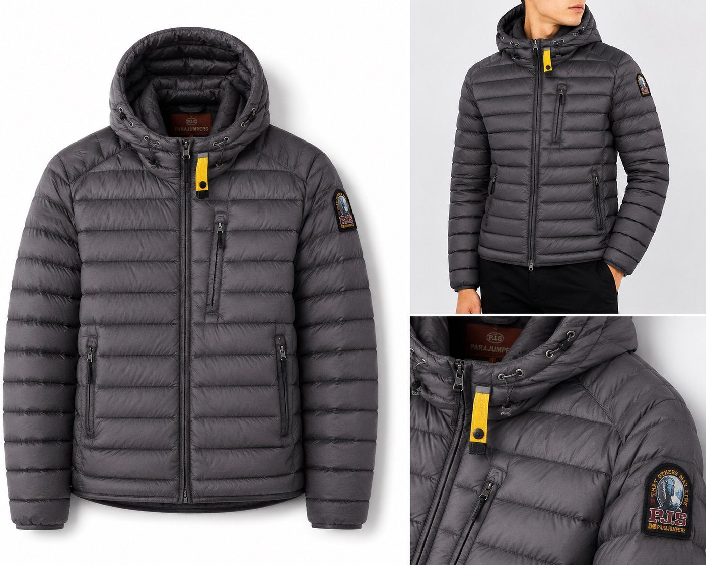 Pjs tussenjas puffer nieuw zwart grijs groen, Ophalen of Verzenden, Zo goed als nieuw, Overige maten, Zwart