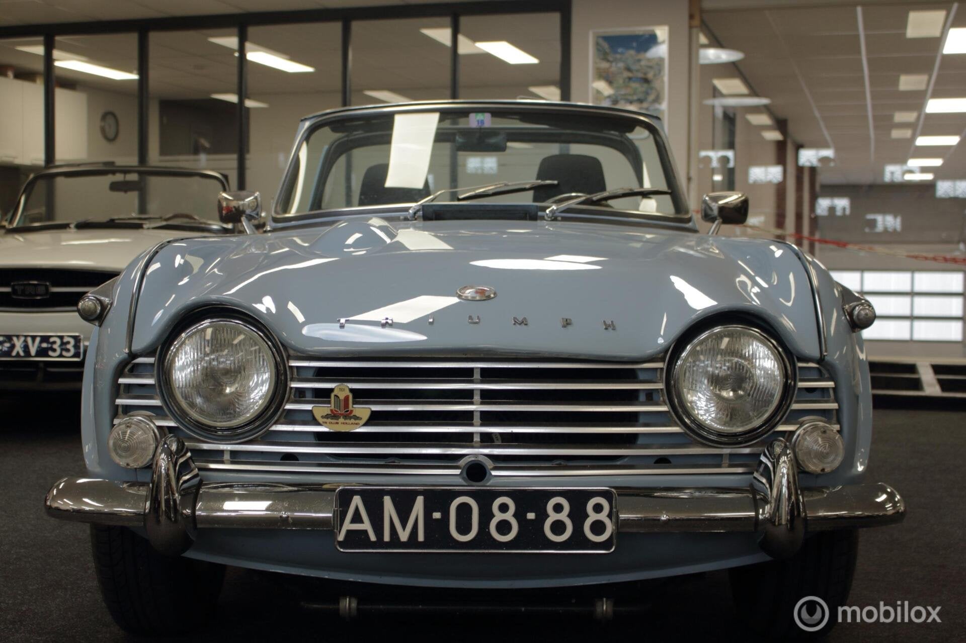 Triumph TR 4 IRS, Stof, Cabriolet, Blauw, Triumph