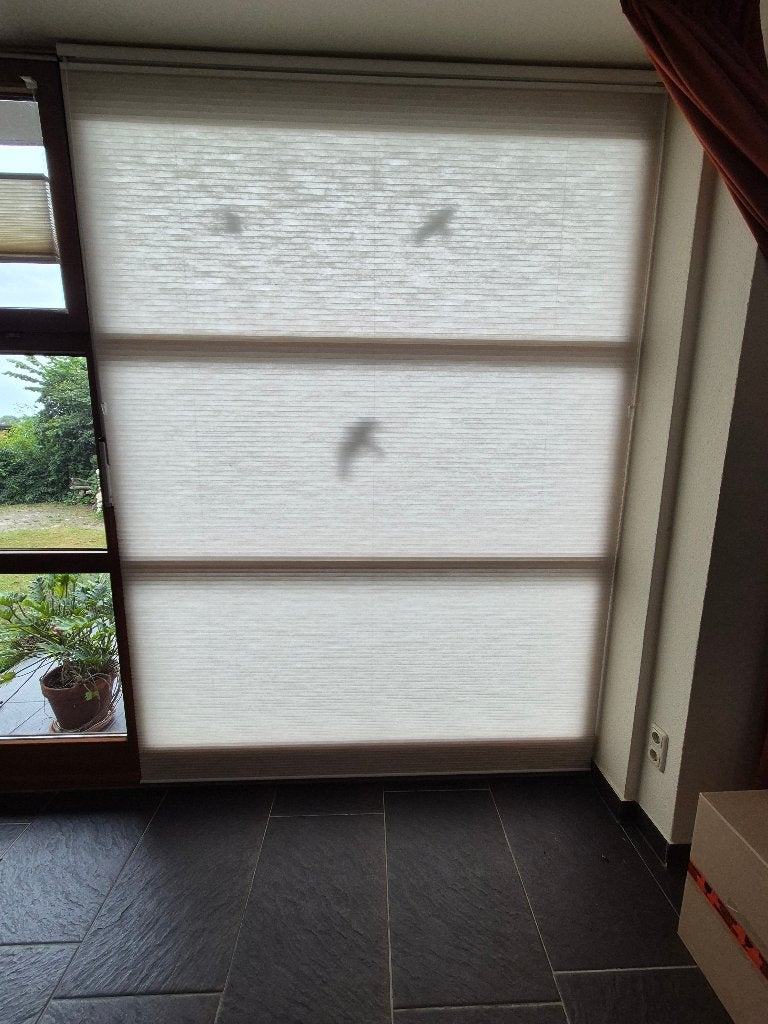 Groot Plissé Gordijn 190x260 cm Raamdecoratie down bottom up, Huis en Inrichting, Stoffering | Gordijnen en Lamellen, Gebruikt