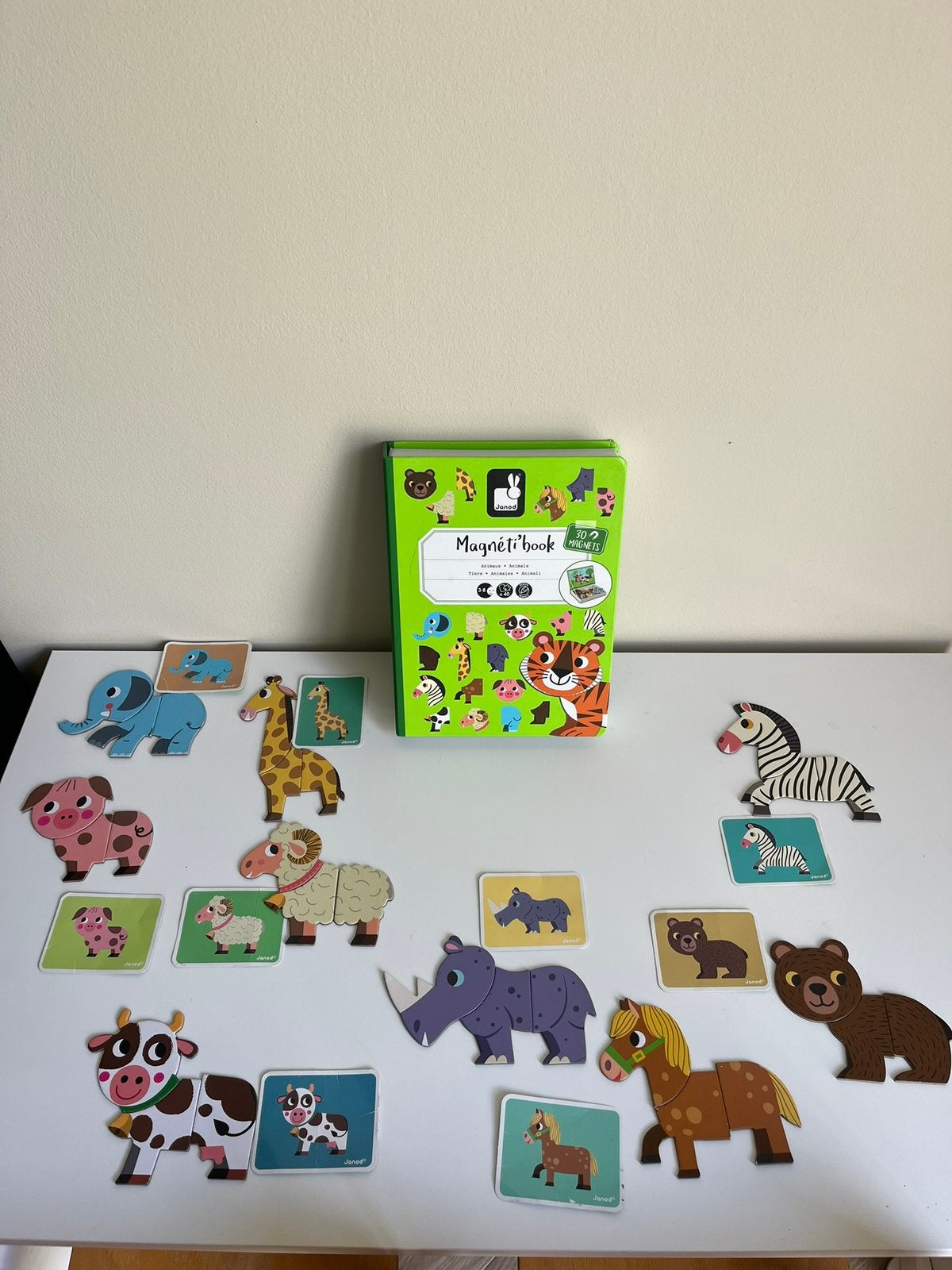 Janod - Magnetibook - Dieren, Ophalen, Gebruikt, Overige typen