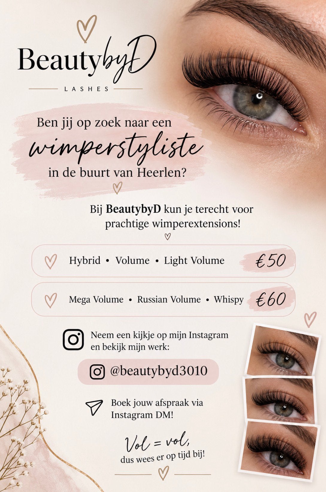 Wimper extentions Heerlen, Ophalen, Zo goed als nieuw, Ogen