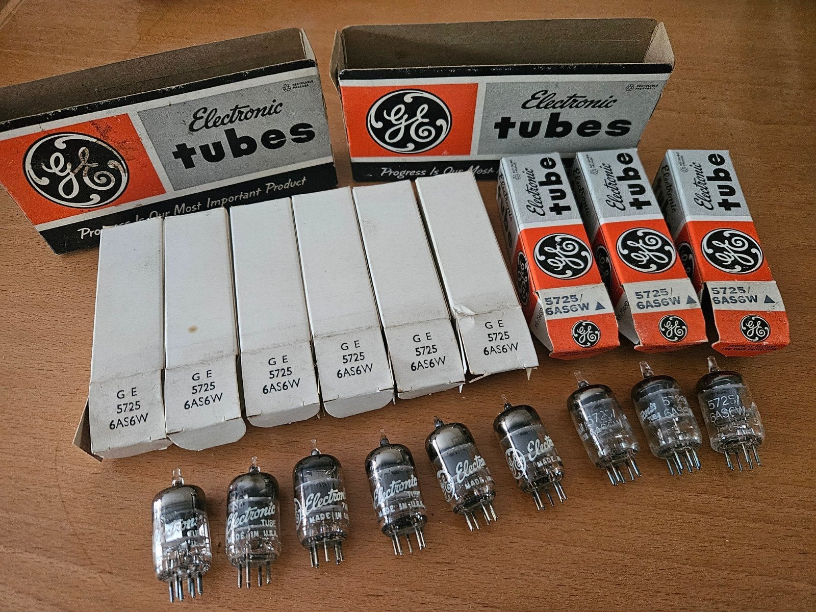 GE 5725/6AS6W Electronic tube buizen, 9 stuks, Ophalen of Verzenden, Nieuw