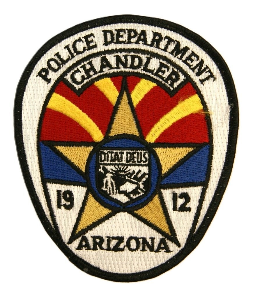 Patch / Embleem USA Police Chandler - Arizona, Ophalen of Verzenden, Marechaussee, Amerika, Embleem of Badge