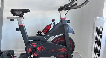Lugia Hometrainer PRO - Fitness Fiets - Led Display, Ophalen of Verzenden, Zo goed als nieuw, Hometrainer