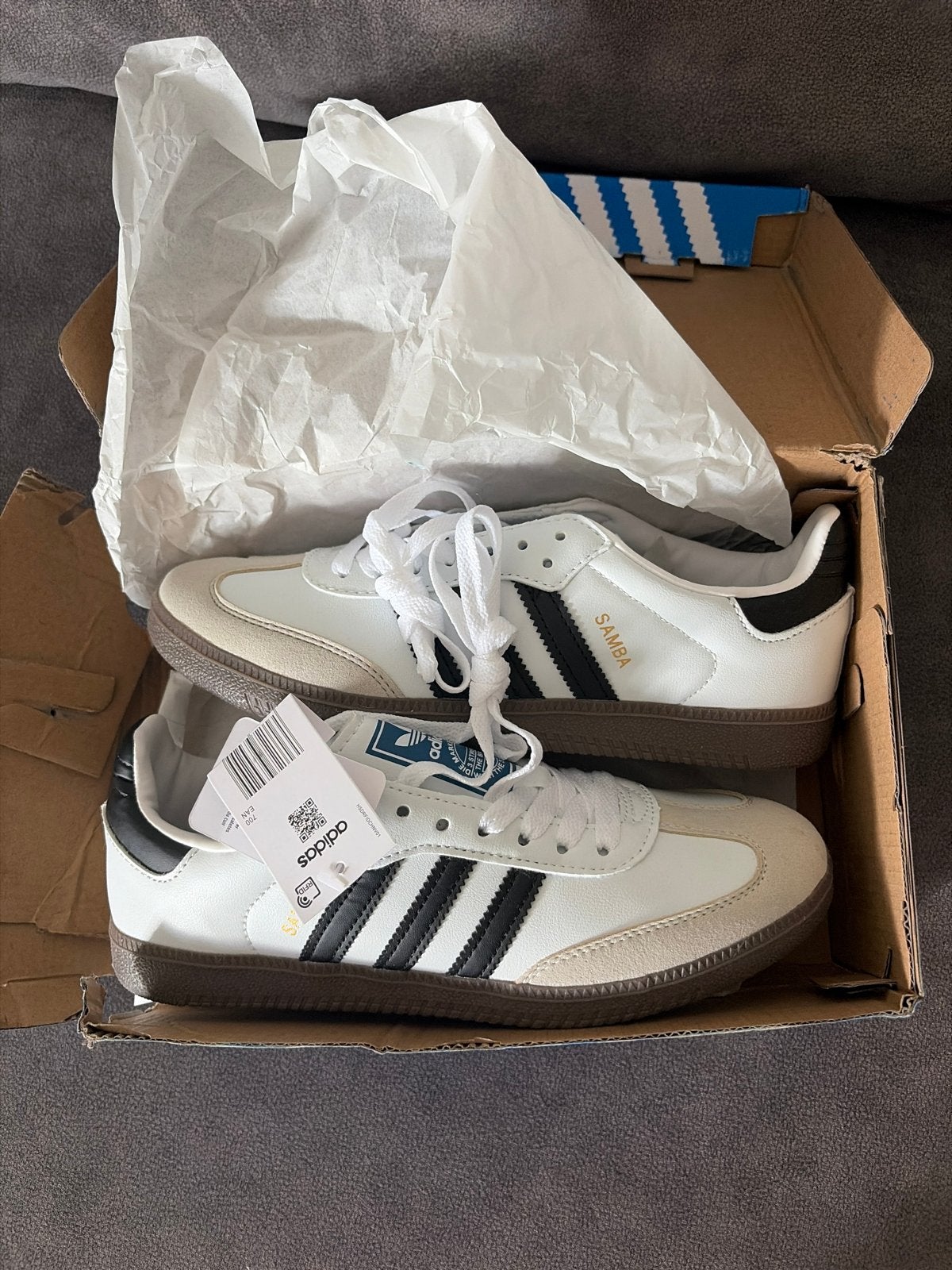 Adidas Samba OG Sneakers - Maat 40 - Nieuw in doos, Ophalen, Nieuw, Wit, Sneakers of Gympen