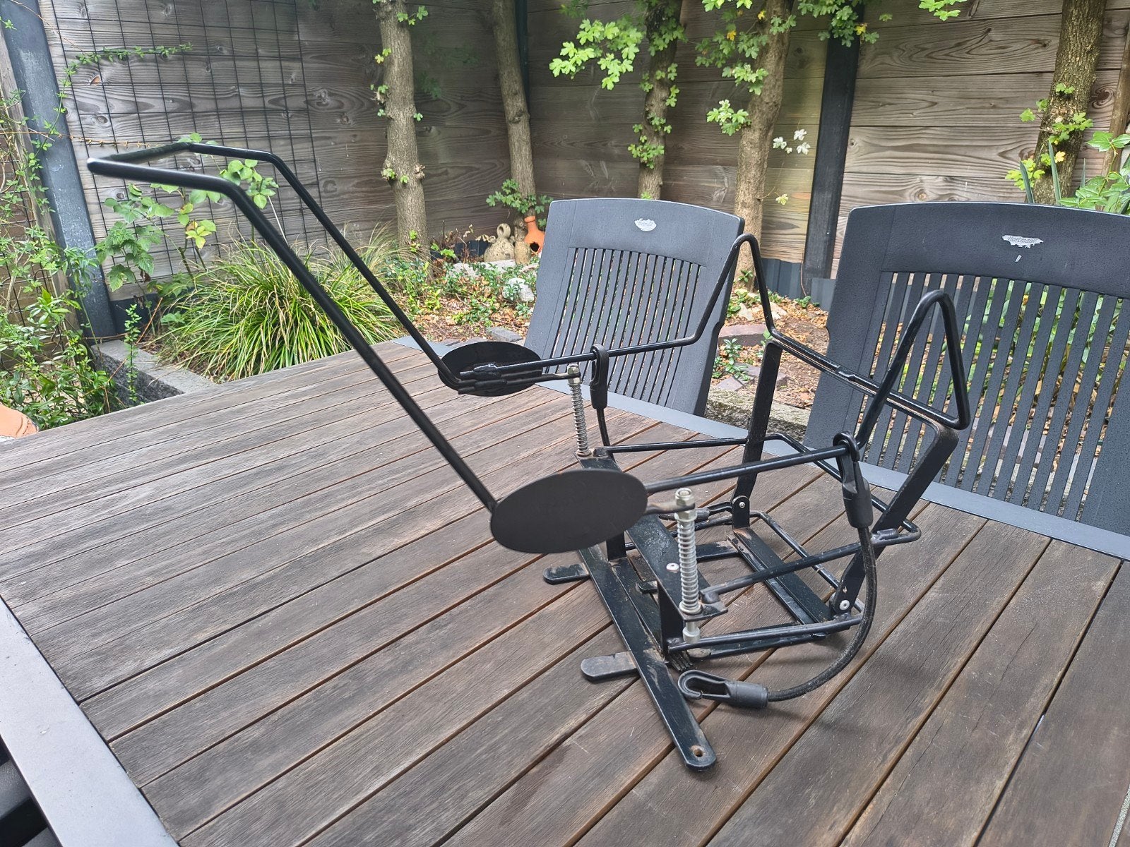 steco Maxi Cosi Mee, drager bakfiets. maxicosi houder, Fietsen en Brommers, Fietsaccessoires | Fietsstoeltjes, Ophalen, Gebruikt
