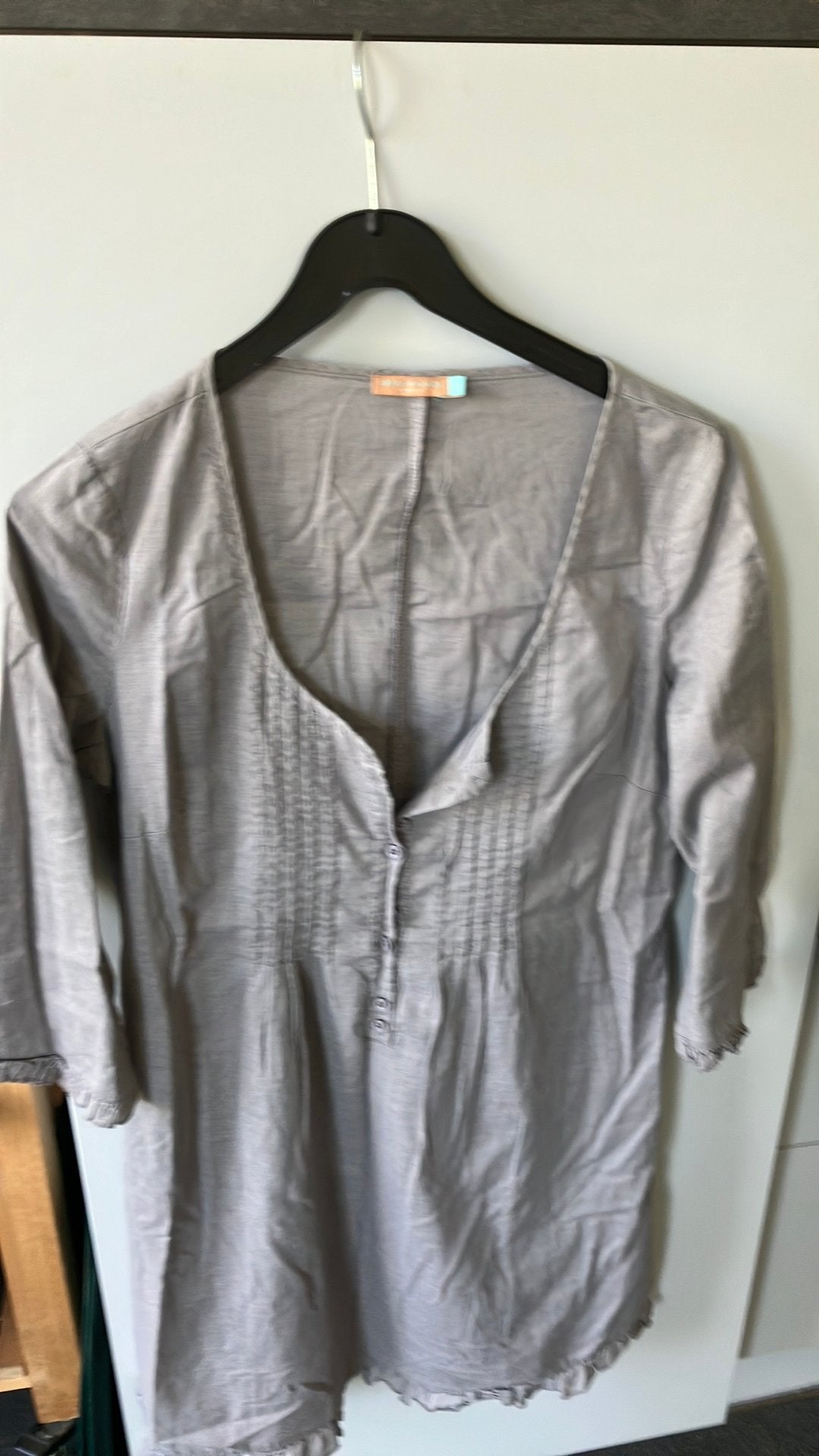 Grijze tuniek maat M bella ragazza, Ophalen of Verzenden, Zo goed als nieuw