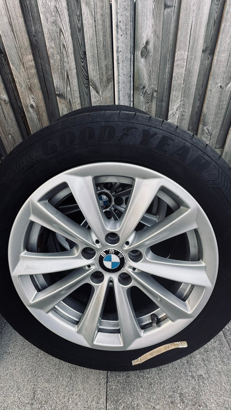 Mooie BMW 5-serie Velgen Goodyear Zomerbanden (225/55 R17, Auto-onderdelen, Banden en Velgen, Banden en Velgen, Zomerbanden, 17 inch