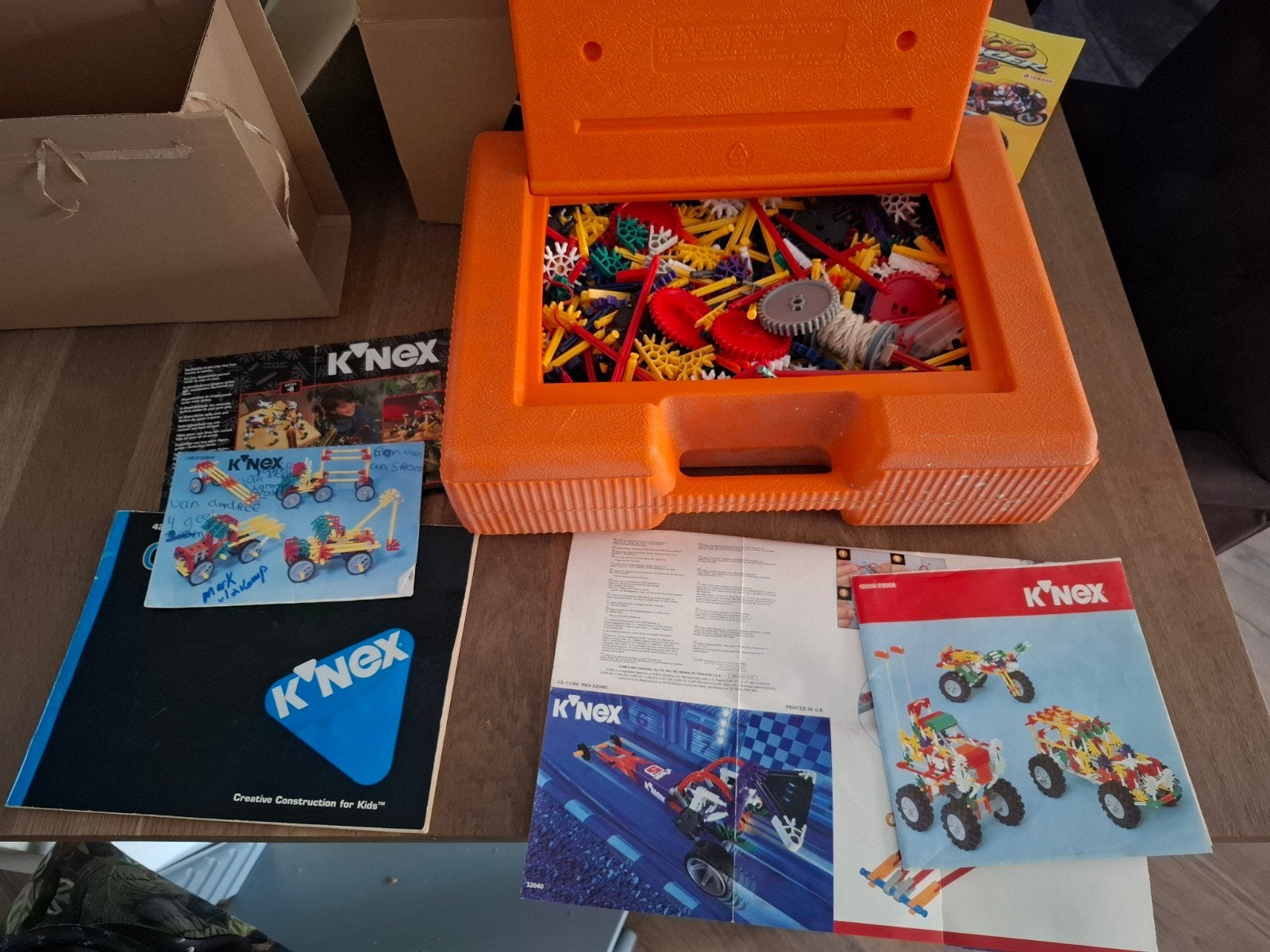 Grote doos vol K'nex - creatief bouwspeelgoed, Ophalen of Verzenden