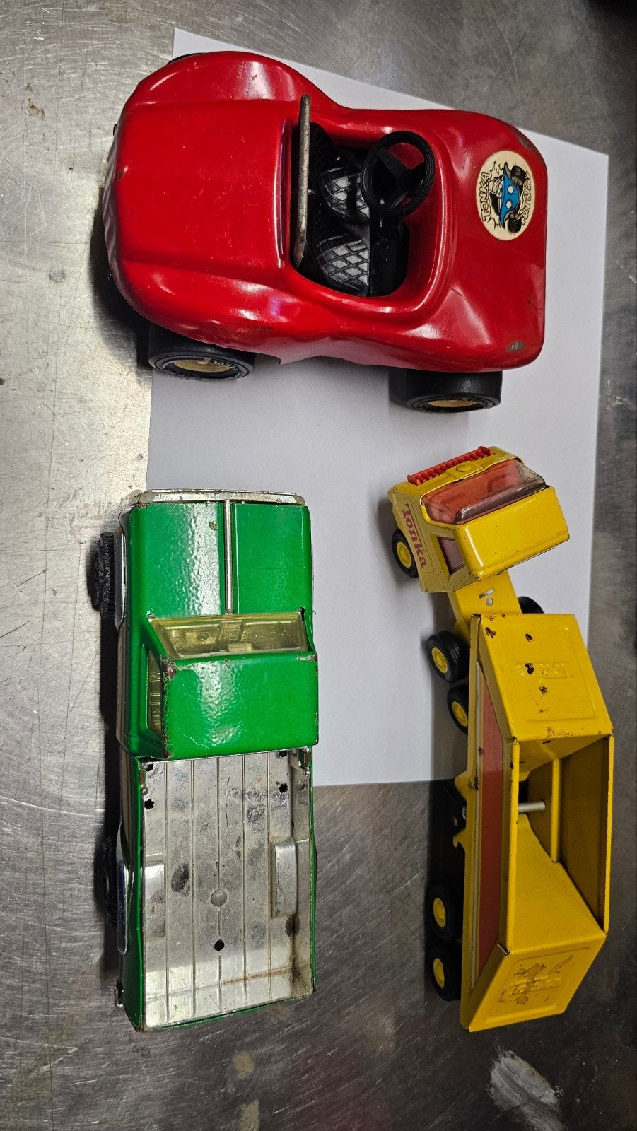 3 Vintage Tonka Voertuigen - Klassiek Speelgoed, Verzamelen, Ophalen of Verzenden, Gebruikt
