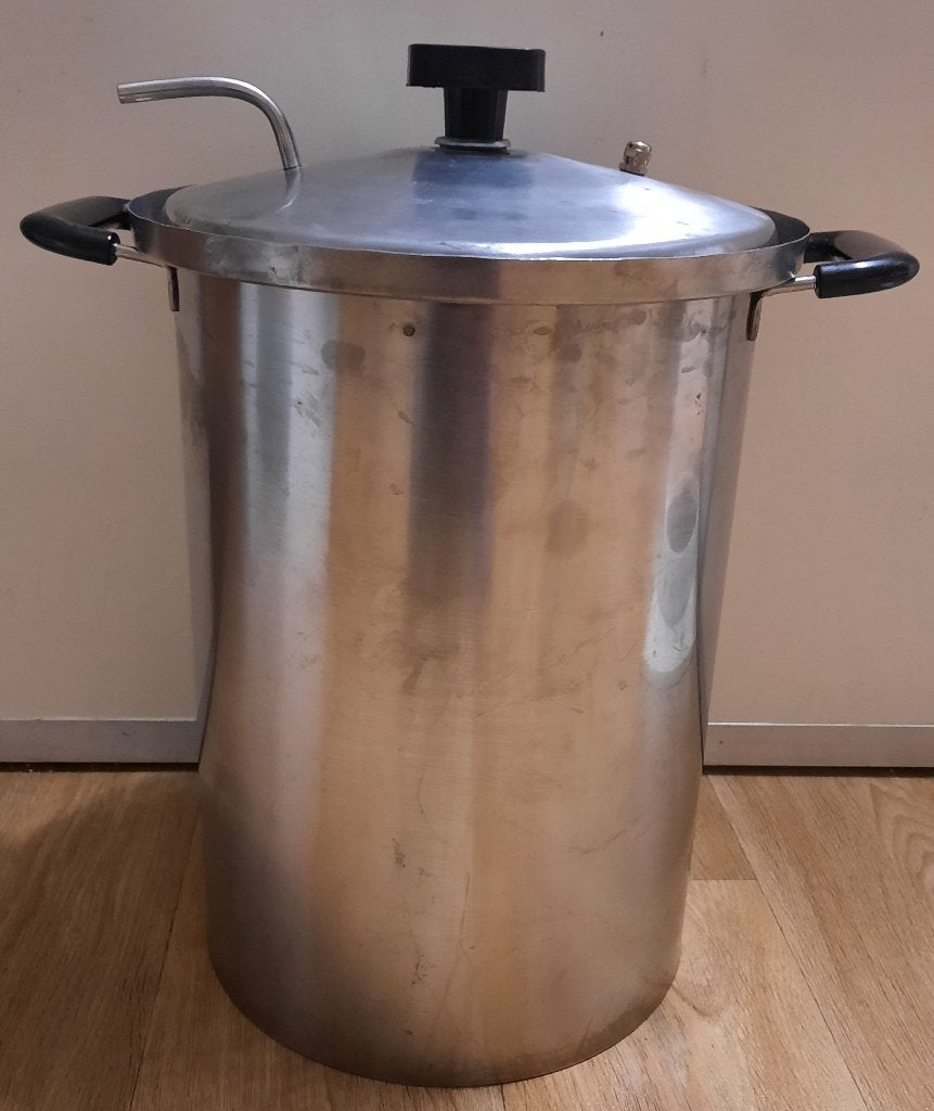 Rookpan / Rookoven Roestvrij Staal 20 Liter RVS430, Ophalen of Verzenden, Gebruikt