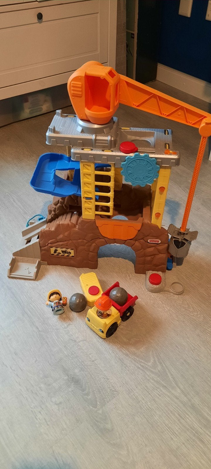 Fisher Price Little People Bouwplaats, Ophalen, Zo goed als nieuw, Speelset