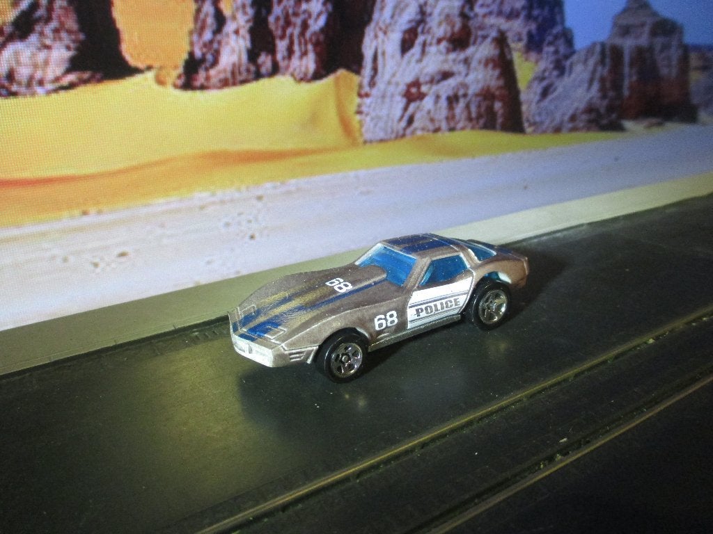 1982 Chevrolet Corvette C3 Police Hotwheels Color Changers, Ophalen of Verzenden, Zo goed als nieuw, Auto